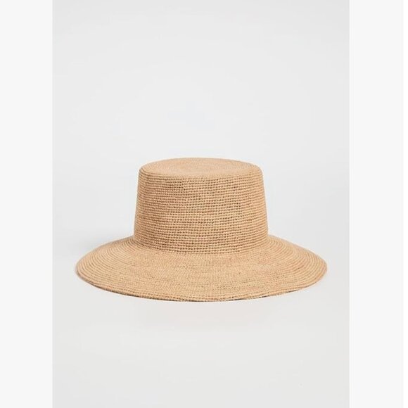 Lack of Color Wide-Brimmed Raffia Straw Bucket Hat main image 8